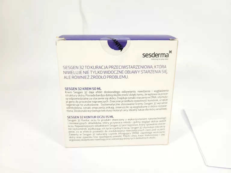 ZESTAW SESDERMA SESGEN 32 DO TWARZY I POD OCZY (FILOETOWY)