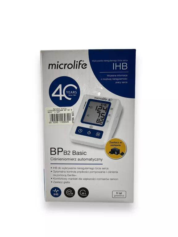 CIŚNIENIOMIERZ MICROLIFE BP B2 BASIC