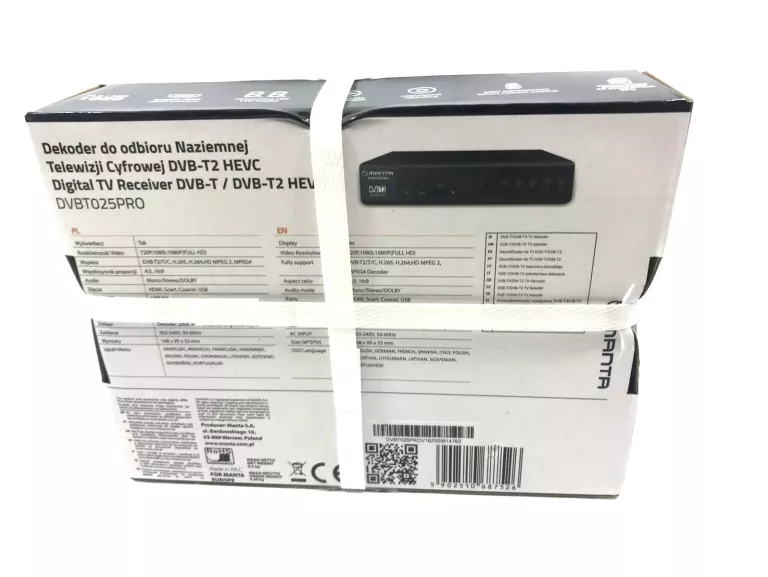 DEKODER DVB-T2 MANTA