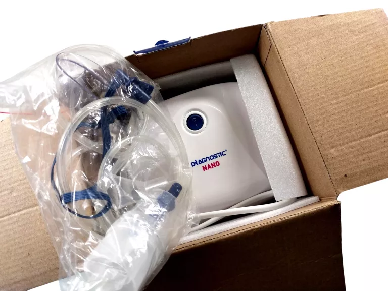 INHALATOR TŁOKOWY DIAGNOSTIC NANO SMART BIAŁY