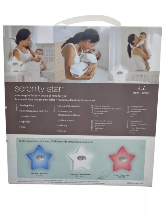 DZIENNICZEK KARMIENIA ADEN + ANAIS SERENITY STAR BABY