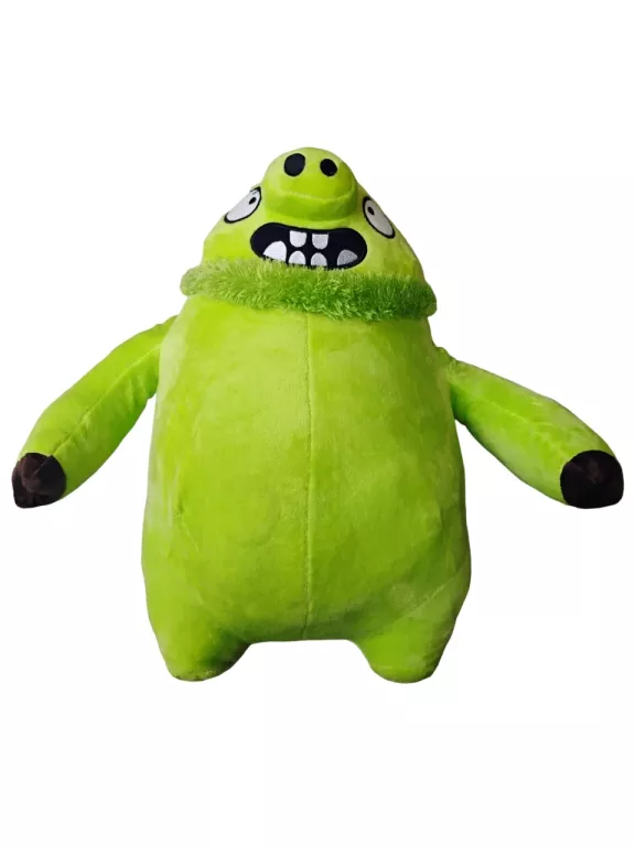 MASKOTKA ANGRY BIRDS ZIELONA ŚWINIA OK. 32CM
