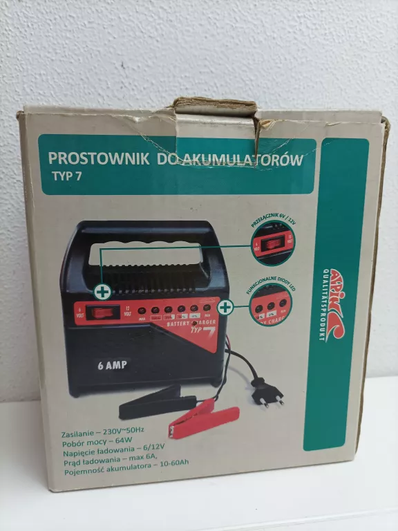 PROSTOWNIK CARCOMMERCE WJ-BC06A 6A 12V