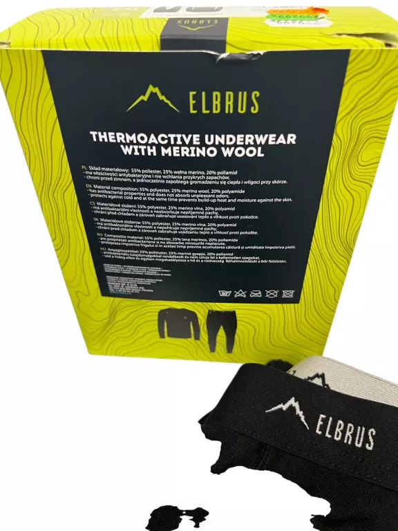 DZIECIĘCA BIELIZNA TERMOAKTYWNA ELBRUS SET MELOR MERINO SET TB 152