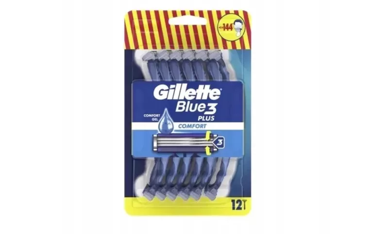 MASZYNKA DO GOLENIA GILLETTE BLUE 3 COMFORT 12 SZT