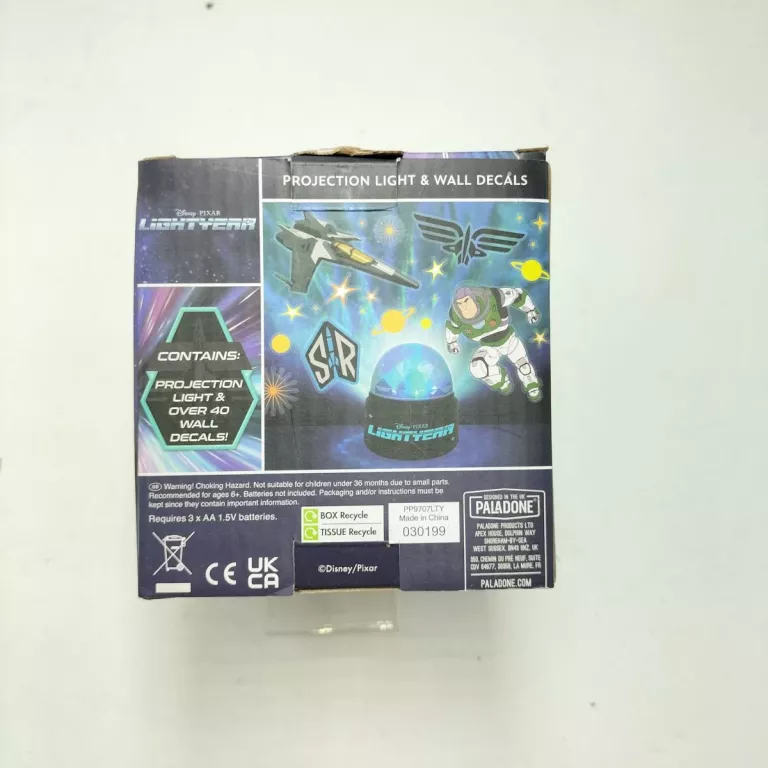 LAMPKA NOCNA PROJEKTOR DISNEY PIXAR LIGHTYEAR