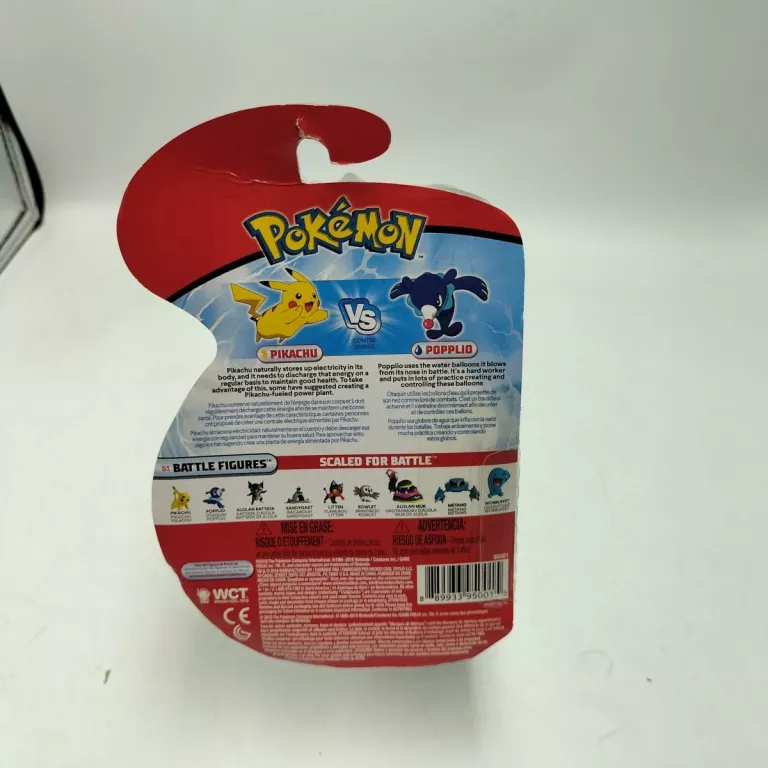 ZESTAW POKEMON BATTLE FIGURE PACK PIKACHU POPPLIO