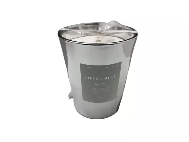 ŚWIECA SOJOWA SILVER MUSK 900G CYTRYNA JAŚMIN RÓZA GRUSZKA HOME YOU