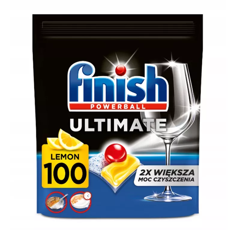 FINISH ULTIMATE KAPSUŁKI DO ZMYWARKI LEMON 100 SZT