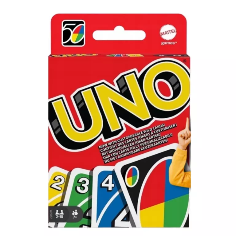 GRA KARTY UNO ORYGINALNE KULTOWE KARTY UNO FIRMY MATTEL