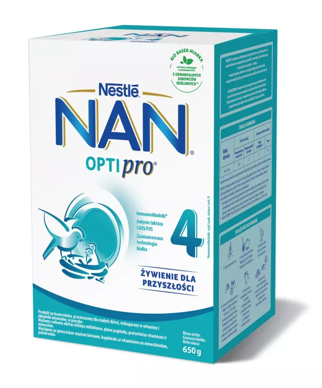 MLEKO NASTĘPNE NESTLE NAN OPTI PRO 4 650G