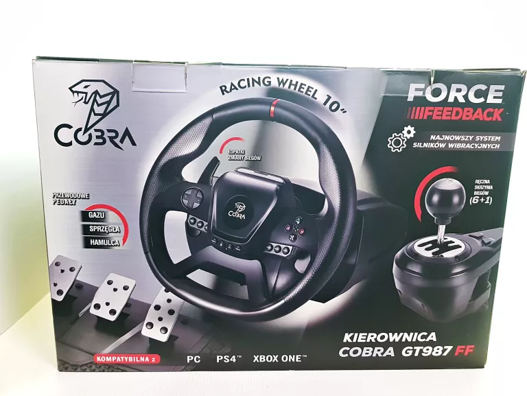 KIEROWNICA COBRA GT987FF (PC/PS4/XBOX ONE) KOMPLET