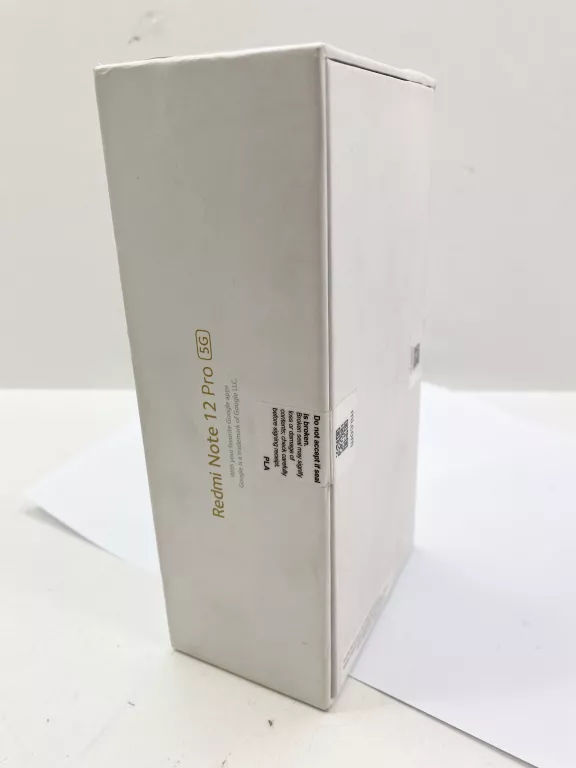 XIAOMI REDMI NOTE 12 PRO 5G MIDNIGHT BLACK FABRYCZNIE ZAMKNIĘTY ORANGE