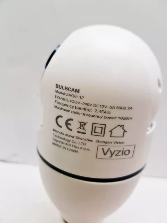 KAMERA WIFI "ŻARÓWKA" BULBCAM ZAQ8-12 KOMPLET