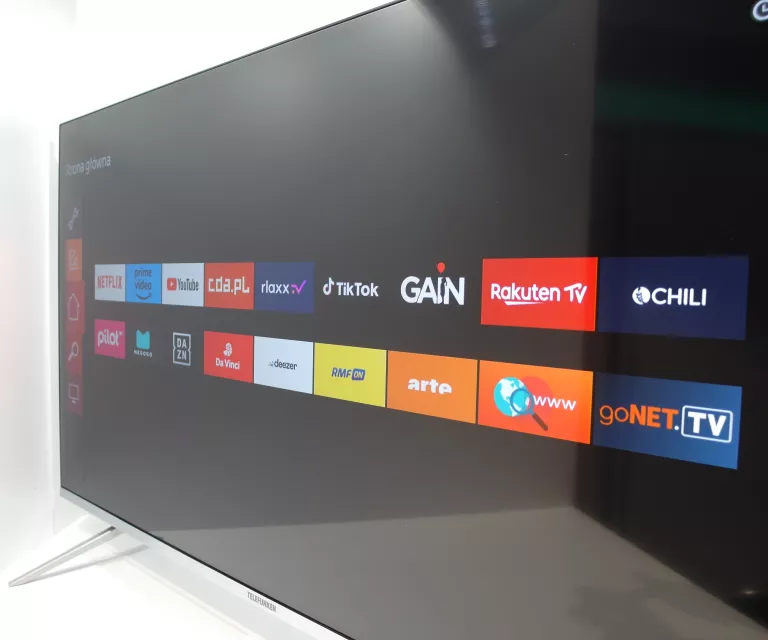 SMART TV 43 TELEFUNKEN DVB-T2/S2 4K HDR BEZRAMKOWY