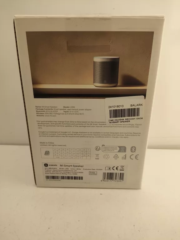 GŁOŚNIK SIECIOWY XIAOMI MI SMART SPEAKER