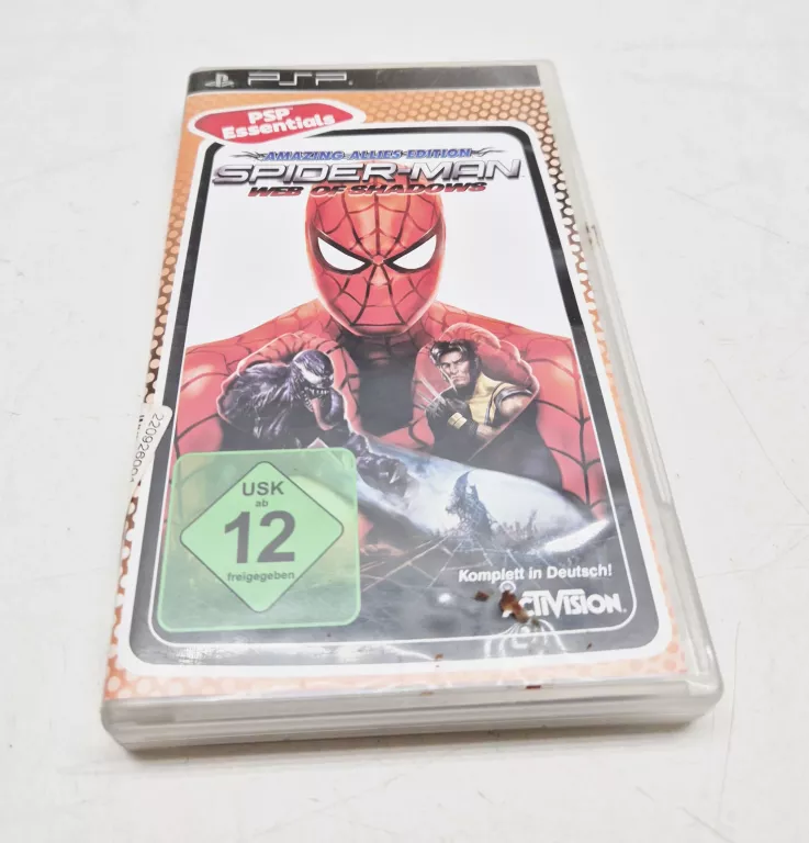 SPIDER MAN WEB OF SHADOWS PSP