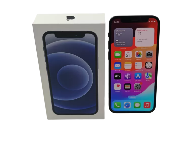 SMARTFON APPLE IPHONE 12 MINI 64GB 5G 5.4" 2450 MAH 84% KONDYCJA