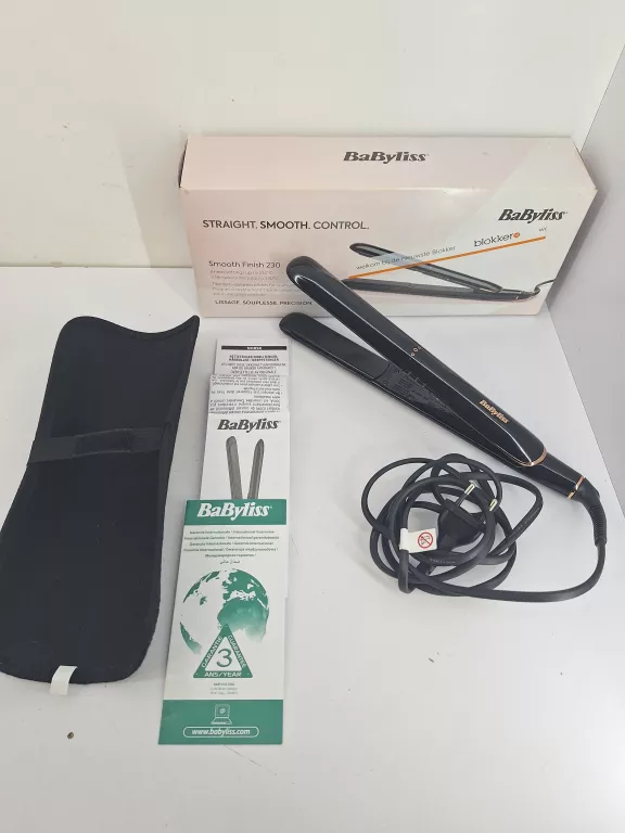PROSTOWNICA DO WŁOSÓW BABYLISS SMOOTH FINISH 230 C