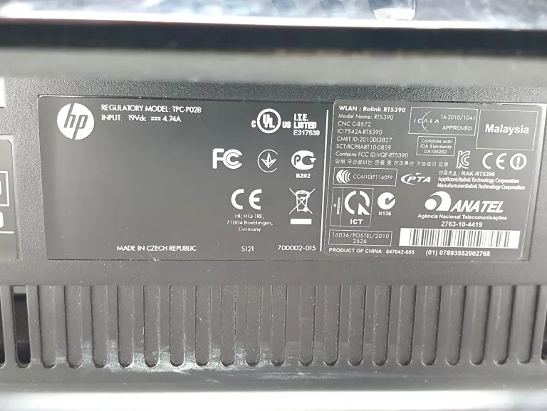 HP PAVILION 20 ALL IN ONE PC AMD E1-1200 6 RAM 1 TB HDD ZASILACZ