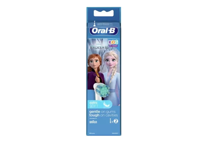 2X KOŃCÓWKI BRAUN ORAL-B KRAINA LODU FROZEN DLA DZIECI DO SZCZOTECZKI