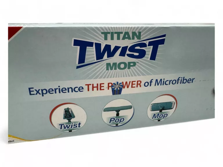 MOP PŁASKI NIEKAPIĄCY SKŁADANY TITAN TWIST MOP