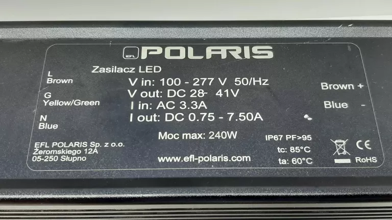 ZASILACZ LED 240W POLARIS EFL