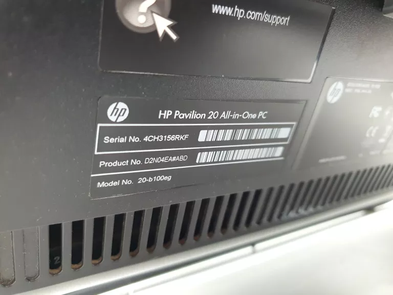 HP PAVILION 20 ALL IN ONE PC AMD E1-1200 6 RAM 1 TB HDD ZASILACZ