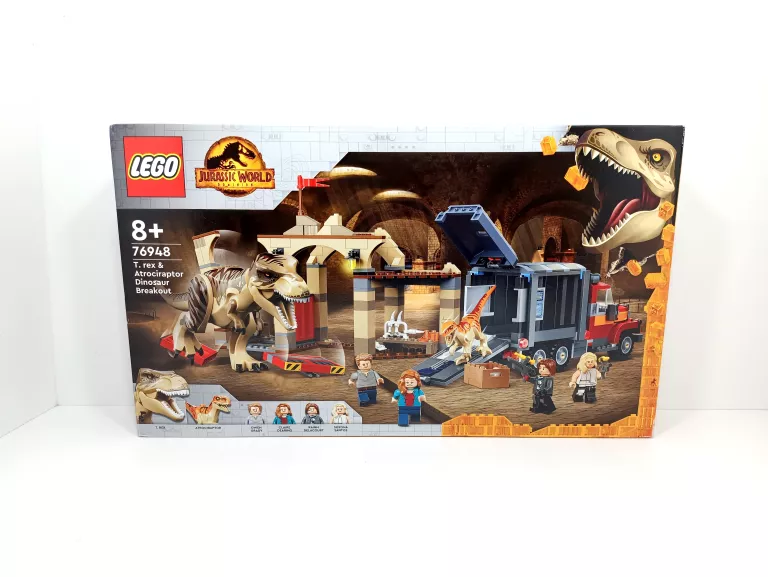 LEGO 76948 JURASSIC WORLD UCIECZKA TYRANOZAURA