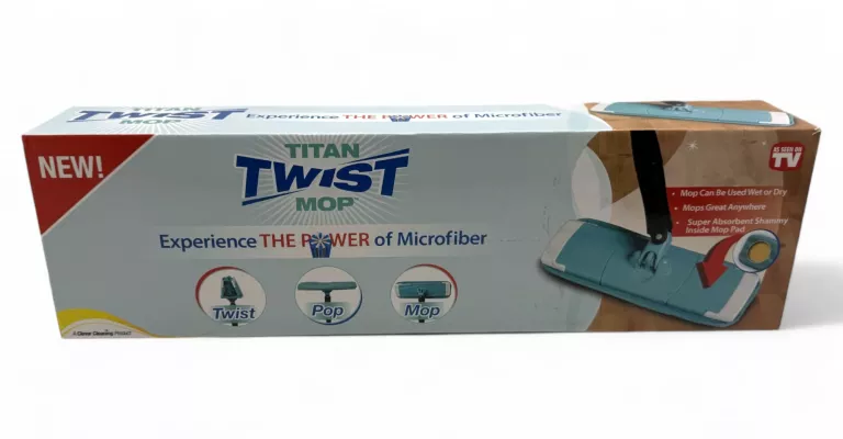 MOP PŁASKI NIEKAPIĄCY SKŁADANY TITAN TWIST MOP