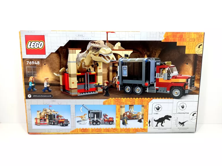LEGO 76948 JURASSIC WORLD UCIECZKA TYRANOZAURA