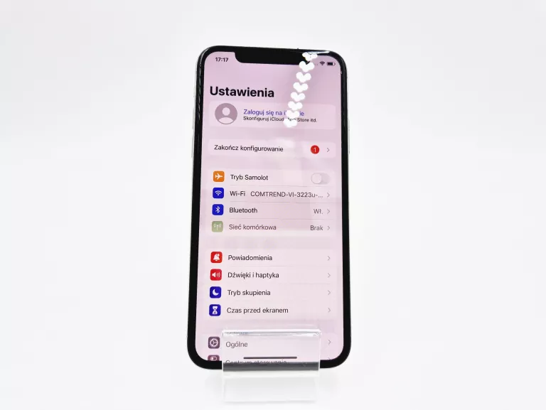 SMARTFON APPLE IPHONE X 3 GB / 64 GB SREBRNY