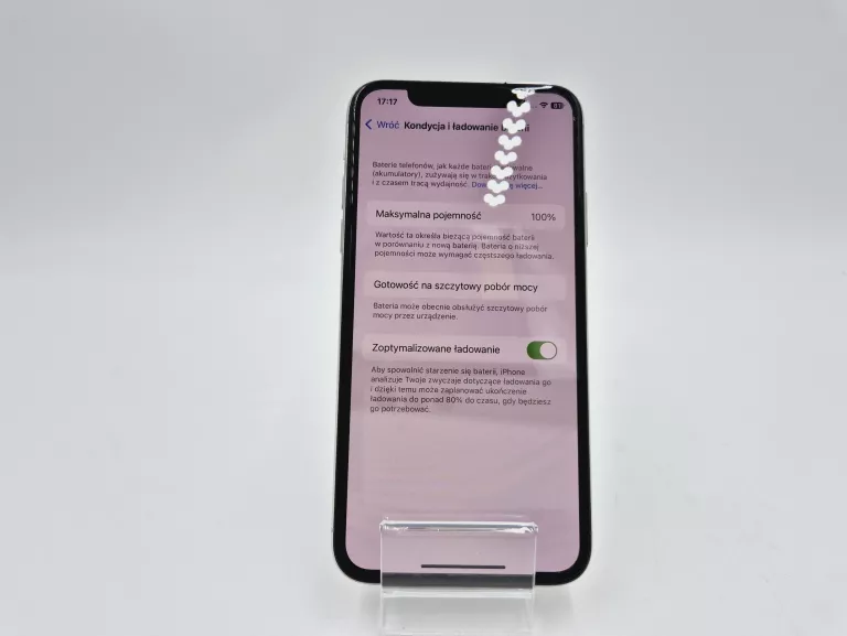 SMARTFON APPLE IPHONE X 3 GB / 64 GB SREBRNY