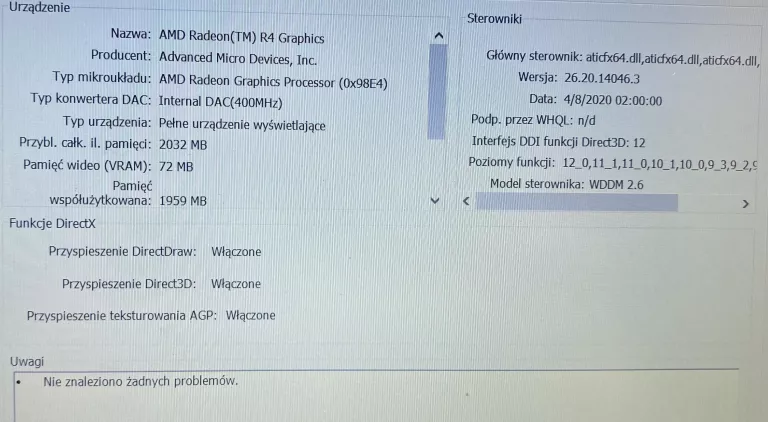 LAPTOP LENOVO IDEAPAD SLIM 1-14AST-05 /WIN10/4GB RAM/256GB/AMD A6-9220E R4