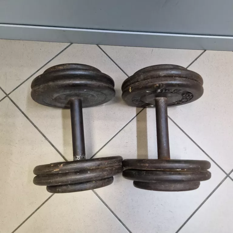 2 HANTLE ŻELIWNE 2X20