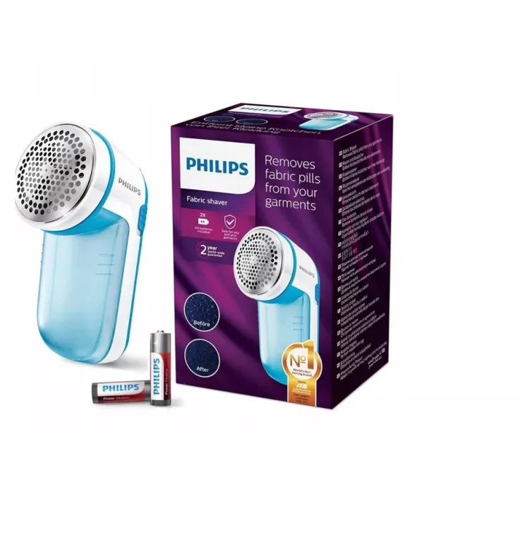 GOLARKA DO TKANIN PHILIPS GC026/00 BIAŁO-NIEBIESKA 8720389024955