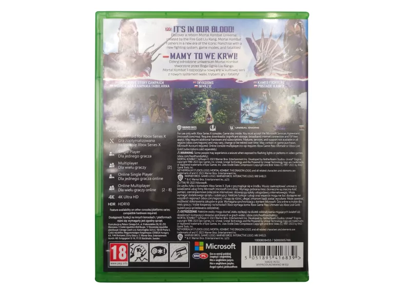 GRA XBOX SERIES X MORTAL KOMBAT 1