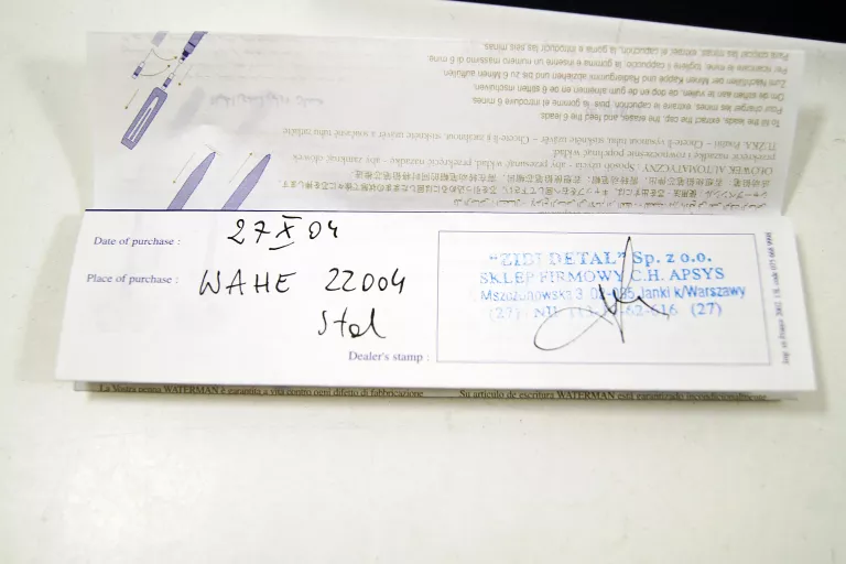 DŁUGOPIS WATERMAN HEMISPHERE STAL SATYNOWA CT 22004
