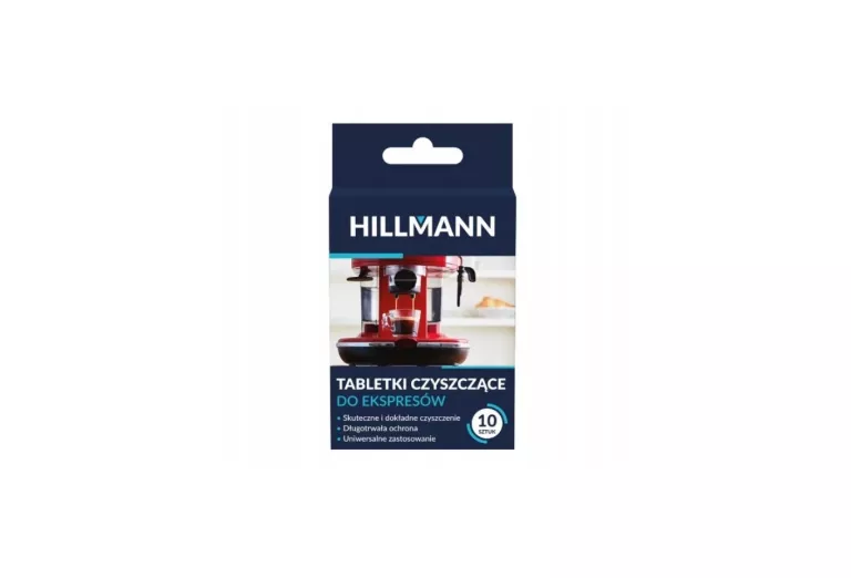 TABLETKI DO CZYSZCZENIA EKSPRESÓW HILLMANN 10 SZTUK