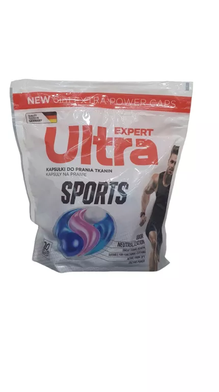 KAPSUŁKI DO PRANIA ULTRA EXPERT SPORTS 20 SZT.