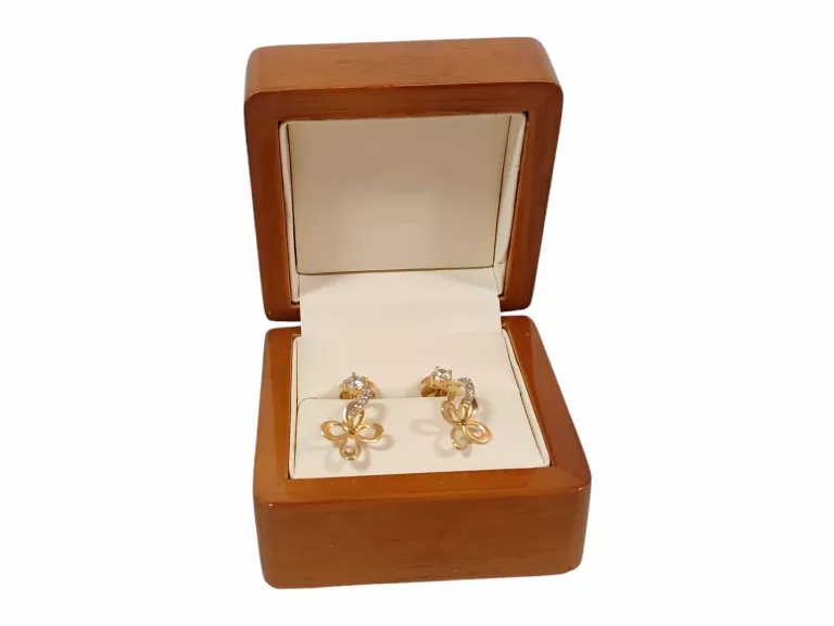 PRZEPIĘKNE ZŁOTE KOLCZYKI 2,37G/585