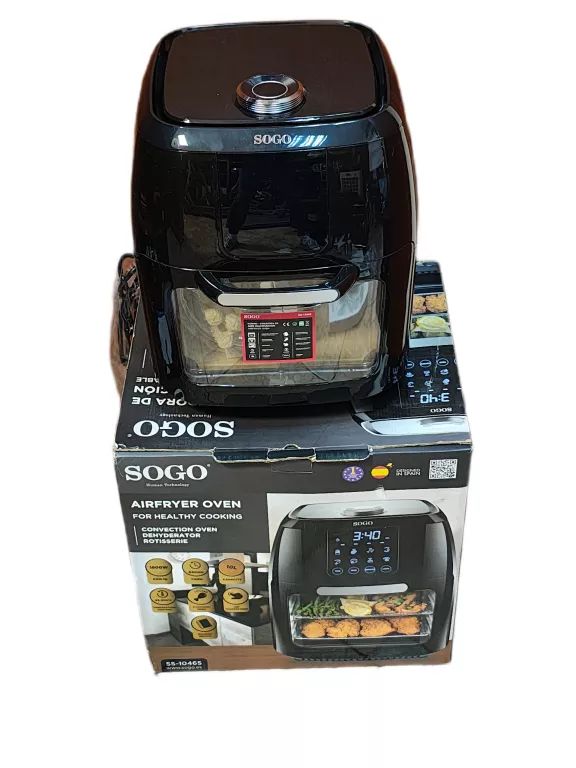 FRYTKOWNICA BEZTŁUSZCZOWA SOGO SS-10465 KOMPLET