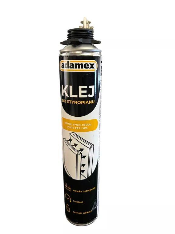 PIANO KLEJ DO STYROPIANU XPS EPS WEŁNY 750 ML PIANKA ADAMEX