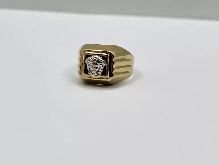 DUŻY ZŁOTY SYGNET VERSACE  585 14K 4,75G R24