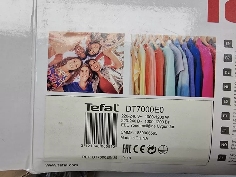 TEFAL PAROWNICA RĘCZNA DT7000 ACCESS STEAM MINUTE