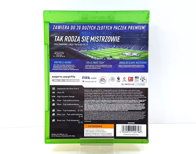 GRA FIFA 19 EDYCJA MISTRZOWSKA XBOX ONE