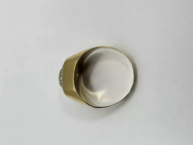 DUŻY ZŁOTY SYGNET VERSACE  585 14K 4,75G R24
