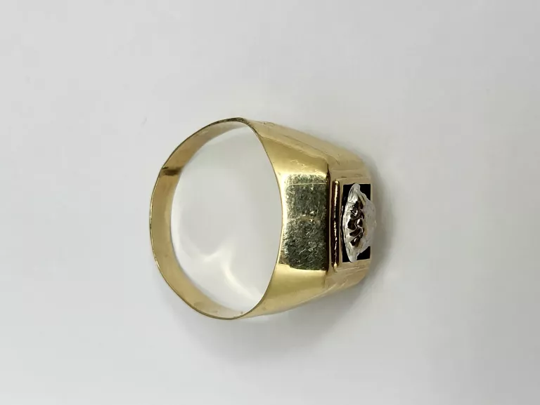 DUŻY ZŁOTY SYGNET VERSACE  585 14K 4,75G R24