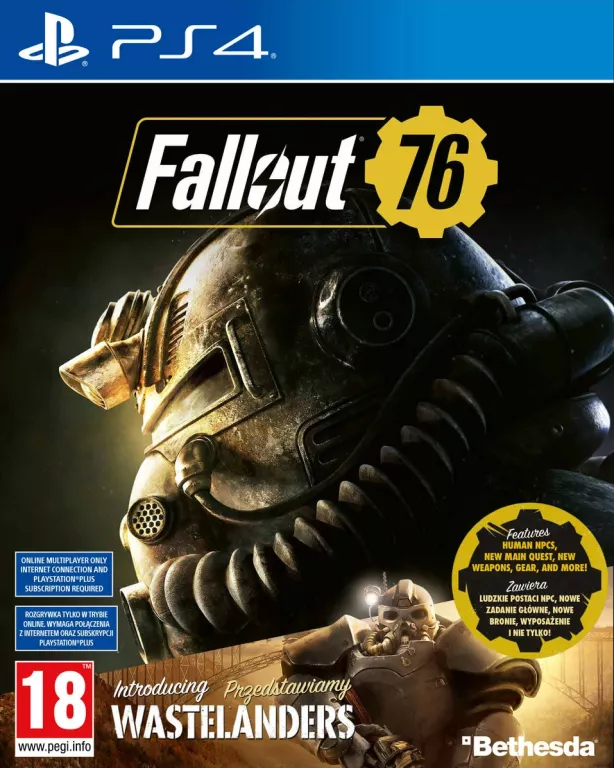 FALLOUT 76 WASTELANDERS SONY PLAYSTATION 4 ZAFOLIOWANA