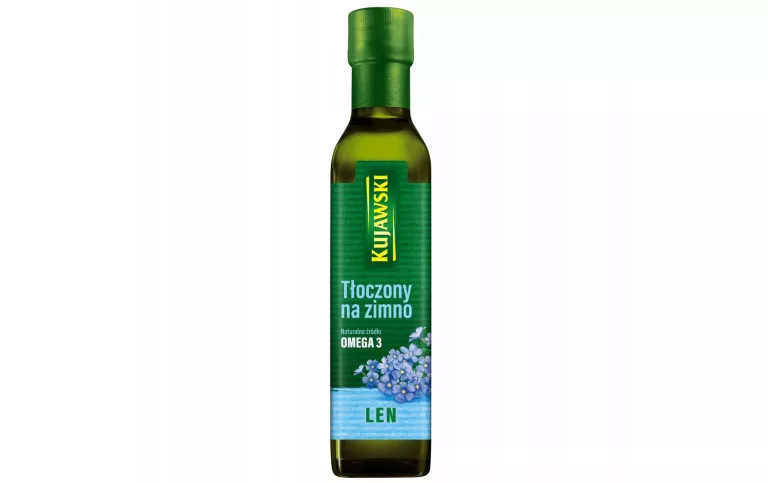 OLEJ KUJAWSKI Z LNU TŁOCZONY NA ZIMNO 250ML